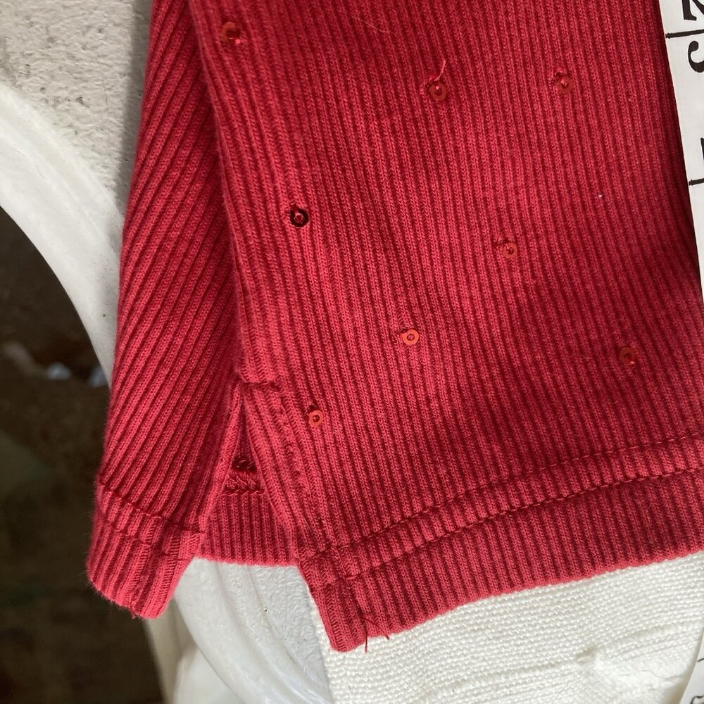 Quacker Factory Sequin Top Tee Lot Of 2 White And… - image 6